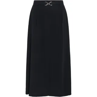 Kaffe Midirock Damen Schwarz 40