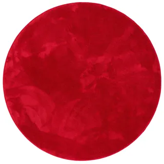 Pergamon Melia Hochflorteppich 160 x 160 cm Rot