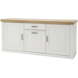 maison bleue Sideboard 183 x 85 x 50 cm Weiß