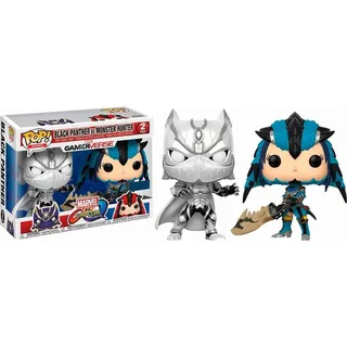 Funko 22788 POP! Vinylspiele: Marvel VS Capcom Black Panther VS Monster Hunter Exclusive
