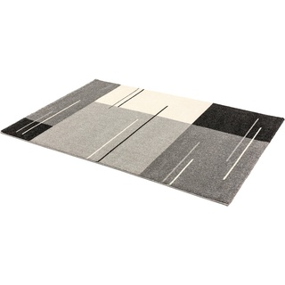 Teppich ASTRA "Samoa" Teppiche Gr. B/L: 140 cm x 200 cm, 20 mm, 1 St., grau Teppich Webteppich Esszimmerteppiche Teppiche Kurzflor, Wohnzimmer