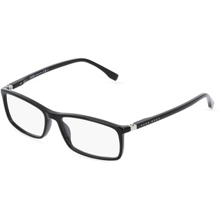 Boss 0680/IT Herren-Brille inkl. Gläser Vollrand Eckig Acetat-Gestell 55mm/16mm/145mm, schwarz