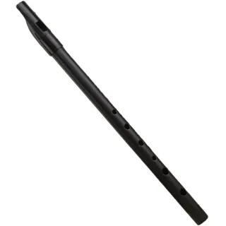 XANHOY Traditionelle irische Blechflöte, 6 Löcher, Metallflöte, Holzblas-Flöte, Penny-Flöte, tragbare Musikinstrumente