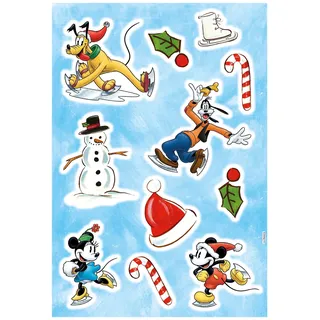 KOMAR Deko-Sticker Mickey Ice slide 50 cm x 70 cm