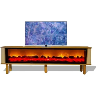 aea Brauner TV-Schränk Kamin Lowboard 35 cm X 45 cm Braun Holz