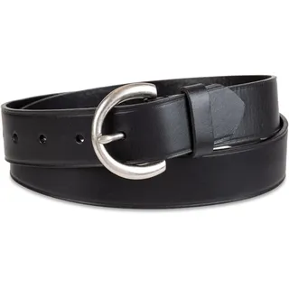 Levi's Damen Casual Soft Leather Jean Belt with Rounded Buckle Gürtel, Schwarz, S - S