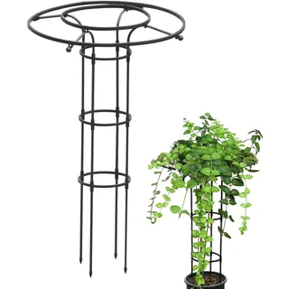 Garten Rankhilfe, Metall Rankhilfe Obelisk, Rankhilfes Gurken, 90cm/120cm/180cm/210cm Ranksäule Für Kletterpflanzen, Rosen Gurkenturm Kletterhilfe Im Garten, Blumen Und Pflanzen Im Außenbereich