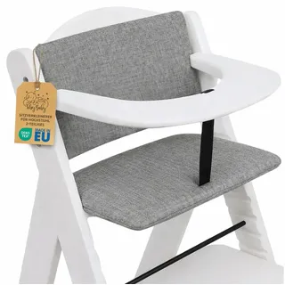 Totsy Baby Sitzverkleinerer Sitzverkleinerer Hochstuhl 2-teilig Sitzkissen für Hauck Stokke grau