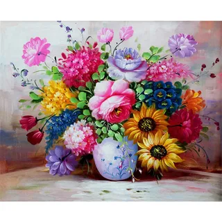 Puzzle 2000 Teile - Jigsaw Puzzle für Erwachsene - Buntes Puzzle 2000 Teile Erwachsene, Motiv: Farbenfrohe Blumen, 2000 Teile Puzzle, Puzzle Erwachsene 2000 Teile, Puzzel,2000 Puzzle 70X100cm(27.55 *