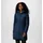 Lange Daunenjacke mit Kapuze für Damen