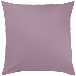 Traumschlaf Uni Mako-Satin Kissenbezüge 40x40 cm | holunder - lila
