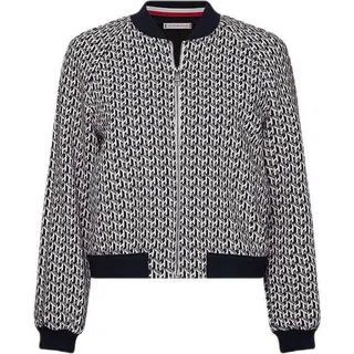 Tommy Hilfiger Damen Tedi Bomber Übergangsjacke XS - Schwarz - 34