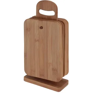 BBTradesales Schneidebretter mit Halter, 6 Stück