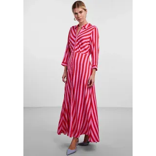 Yas Long Shirt Dress Shirtkleid Rosa XXL