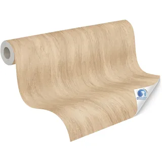 Livingwalls Vliestapete Holz 10 m x 0,32 m 10,05 m2 Braun/Bronze