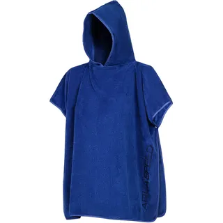 Aqua Speed Bademantel Kinder Jungen 2-5 Jahre | Poncho Handtuch | Badeponcho | Handtuchponcho Jungs | Badetuch Kapuze | blau 01 | Gr. 70 x 120 cm