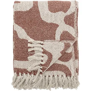 Bloomingville Salobre Bettüberwurf 130 x 160 cm Beige/Braun