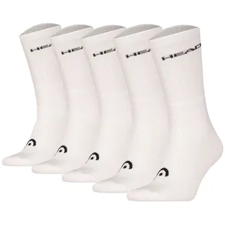 Head ELEMENTS ALL SPORTS CREW Socken 5er Pack Weiß 43-46