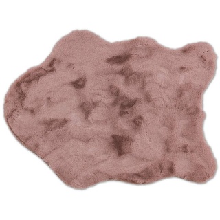 Fellteppich TENDER Moderner Kunstfellteppich, SCHÖNER WOHNEN-Kollektion, Rechteckig, Höhe: 26 mm, 60 x 90 cm in Altrosa rosa