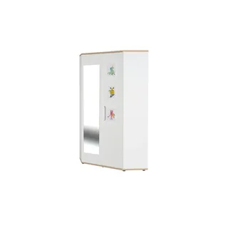 Mia & Mo Kinderkleiderschrank Clea 191 cm Eiche weiß