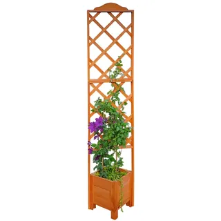 Promadino Eck-Pflanzkasten Botanica mit Spalier 210 cm x 47 cm x 45 cm
