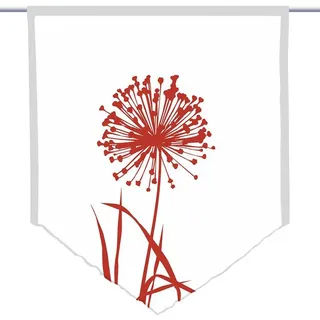 gardinen-for-life Scheibengardine Allium 24 blanco pfeffer - spitzer Scheibenhänger 60 cm x 125 cm