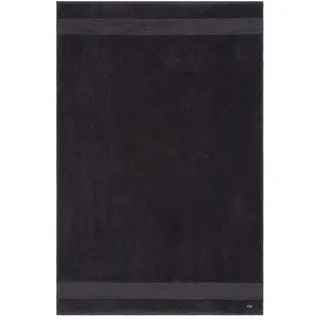 Lacoste Lecroc Badetuch 100 x 150 cm schwarz