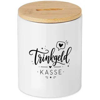Trinkgeld Kasse Spardose Originelles Geldgeschenk für Kellner, Friseur, Barista, zur Wunscherfüller Hochzeit