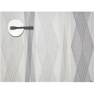 Chilewich, Tischset, Tischset Kimono 48 cm x 36 cm, Grau (1 Stk., 36 x 38 cm)