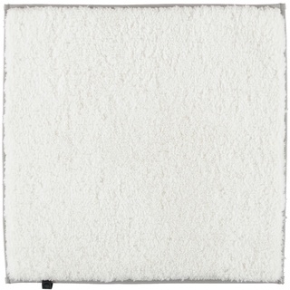 Badematte FRAME (BL 60x60 cm) BL 60x60 cm weiß Badteppich Badvorleger Duschvorleger Duschmatte Badeteppich - weiß
