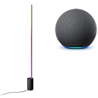 Amazon Echo Dot (5. Gen.) mit Alexa + Philips Hue Gradient Signe Stehleuchte