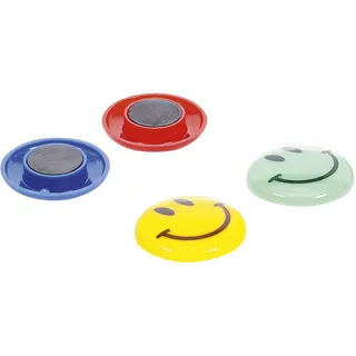 BGS Do it yourself Magnet-Satz ''Smile'' Ø 40 mm 4-tlg.