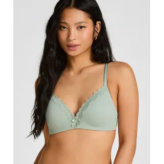 Hunkemöller Lola Padded Non-Wired Bra Bügelloser BH Grün 75B