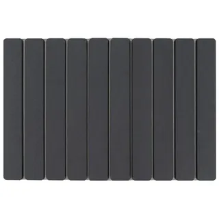 Youyijia Badematte Faltbare Stein-Badematte Kieselgur 40X60cm Super Saugfähig grau