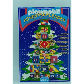 PLAYMOBIL 3850 Adventskalender Weihnachtsmann mit Waldtieren aus dem Jahr 1997