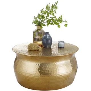 Couchtisch - gold - Aluminium