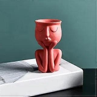 Kreativer Nordischer Blumentopf, Vase, Sukkulententopf, Abstrakt Gemusterter Blumentopf Für Den Innenbereich Oder Das Büro