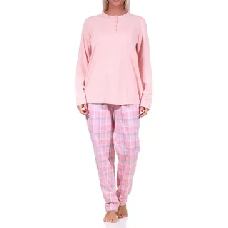 normann-wäschefabrik Pyjama Langarm Rosa 44-46