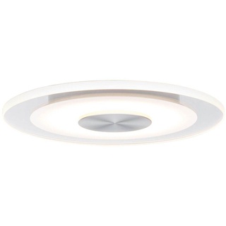 Paulmann LED-Einbauleuchte Whirl | rundes LED-Einbaupanel | Satin | inkl Leuchtmittel mit 3000 K