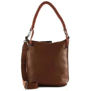 FredsBruder Nea Schultertasche Leder Brown/Gold