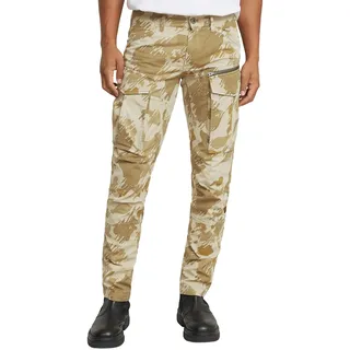G-STAR Herren Rovic Zip 3D Regular Tapered Pants Mehrfarben (Dk Brick Gd Glitch Beach Camo D02190-d955-h174) 33W / 36L