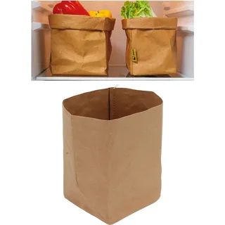 Wasserdichter Aufbewahrungsbeutel Aus Gewaschenem Kraftpapier – Blumentopf Und Aufbewahrung Für Lebensmittel, Obst, Gemüse, Kosmetik