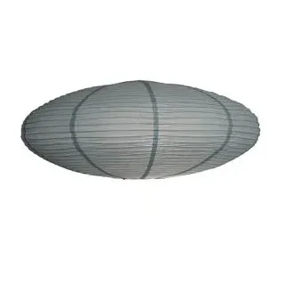 Nordlux Villo 1-flg. 60 cm oval blau Papier