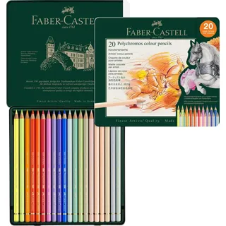 Faber-Castell Polychromos Farbstift 20 St. Metalletui