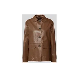Jacke in Leder-Optik Modell 'KAYA', Hazel, 36