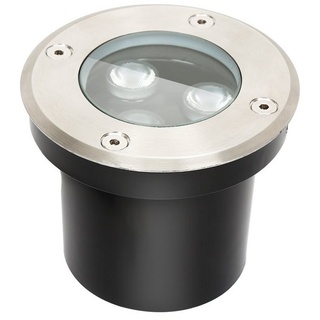 Clanmacy LED Einbauleuchte LED Bodeneinbaustrahler Runde Bodenstrahler Befahrbar, IP67 Wasserdicht Warmweiß Bodenleuchte für Gartenbeleuchtung und Gehwegbeleuchtung