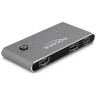 Delock 11486 USB-C® (USB 3.2 Gen 2) Umschalter HDMI Tastatur 7680 x 4320 Pixel, 3840 x 2160 Pixel