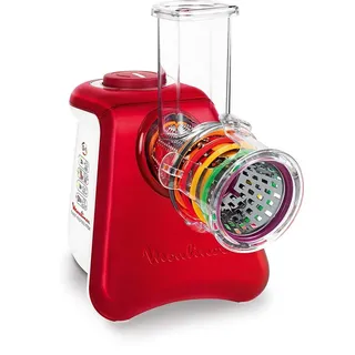 Moulinex DJ812510, Rot, Transparent, Weiß, 260 W, 200 mm, 340 mm, 300 mm, 1,76 kg - Rot/Transparent/Weiß