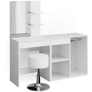 Vicco Schminktisch Isabelle + Hocker Beistellschrank