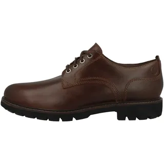 CLARKS Batcombe Tie Schuhe Dark Tan Lea 42 1/2